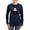 Navy, variant on - Nun Cute_Tr Women's Long Sleeve Dark T Shirt - Women's Long Sleeve Graphic Tee Casual Fit