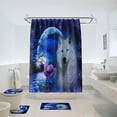 thumbnail image 2 of AUQ Shower Curtains 71"x65"Bathroom Shower Curtain Cloth Shower Curtain ,165X180_360G, 2 of 4