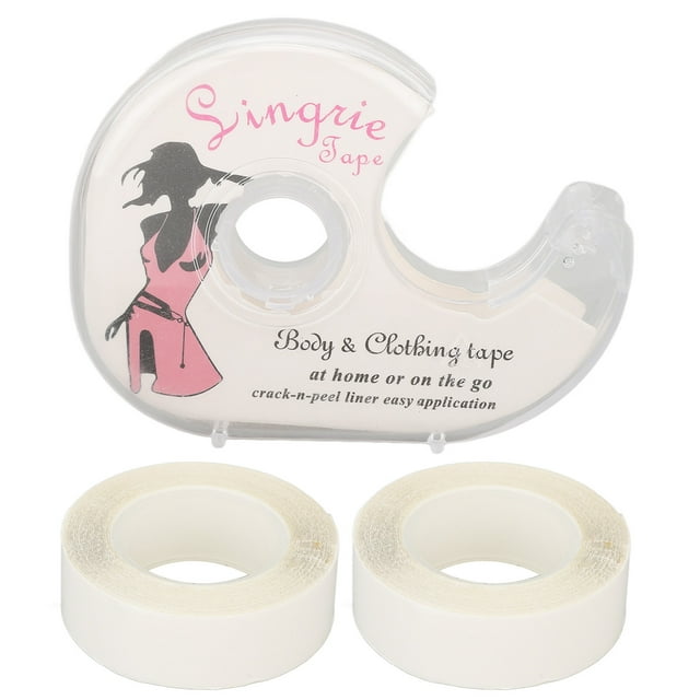 Cinta de doble cara NikouMX 2 Rollos Mujer Transparente para El Cuerpo Vestido