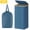 Dark Blue, variant on Norcho 100L Laundry Basket with Lid, Large Foldable Laundry Hamper with Bamboo Handles and Removable Bag, Black, Back to School