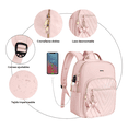 thumbnail image 5 of Mochila de Mujer Escolar de Moda Impermeable y Antirrobo Belug, Rosa, 5 of 5