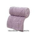 thumbnail image 3 of Thick Raschel Double Layer Blanket 100x70cm Soft Warm Throw Plush Fleece Cozy Lap Blanket for Couch Bed Travel Office Portable Lightweight Winter Bedding Easy Care Machine Washable, 3 of 5