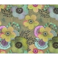 thumbnail image 4 of oneOone Cotton Flex Olive Green Fabric Florals Dress Material Fabric Print Fabric By The Yard 40 Inch Wide, 4 of 4