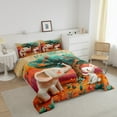 thumbnail image 2 of YST Elephant Rabbit Bedding Set Queen For Toddler Funny Wild Animal Comforter Set Rainbow Flower Floral Bedding Comforter Sets Cartoon Graffiti Quilt Set Hippie Tree Of Life Quilted Duvet,3pcs, 2 of 5