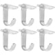 thumbnail image 5 of ColoMX 6 piezas debajo de gabinetes gabinetes tornillo en ganchos de techo ganchos de toalla, 5 of 8