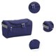 thumbnail image 5 of Bolsa de maquillaje de gran capacidad sweethay para mochileros almacenamiento de cosméticos azul marino, 5 of 6