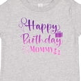 thumbnail image 4 of Inktastic Purple Happy Birthday Mommy Boys or Girls Baby T-Shirt, 4 of 5