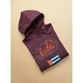 thumbnail image 3 of Cuba Flag W Sparkles Hoodie Women -Image by Shutterstock, Female Medium, 3 of 4