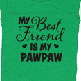 thumbnail image 4 of Inktastic My Best Friend is My Pawpaw with Hearts Boys or Girls Baby Bodysuit, 4 of 5