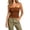 Brown, variant on Women's Tube Tops Summer Casual Bandeau Tanks Casual Strapless Blouse off the Shoulder Going out Shirts