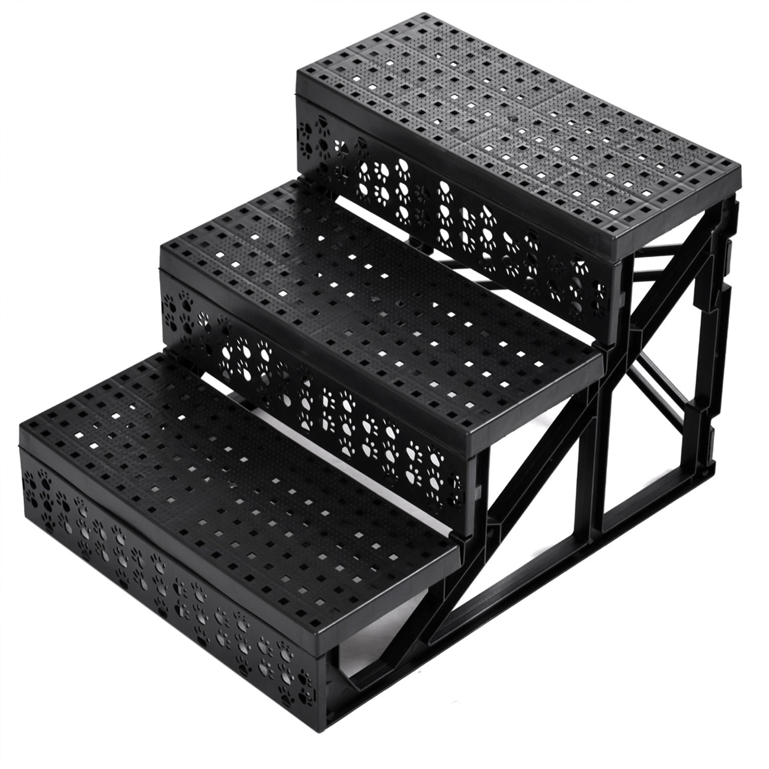 Pefilos 11.7 Inch Dog Stairs and Steps for Small Dogs Cats,Non-Slip 3 Tiers Plastic Dog Ramp/Ladder, Best for Small Animals,Doggy,Kitty, Pink Pefilos 11.7 Inch Dog Stairs and Steps for Small Dogs Cats,Non-Slip 3 Tiers Plastic Dog Ramp/Ladder, Best for Small Animals,Doggy,Kitty, Pink