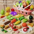 thumbnail image 4 of Fruit Chopper Kitchen Toy Set, Pretend Play Cutting Toys, Safe Plastic Vegetables For Kids, Educational Role-Play Gift, Fun Cooking Simulation, Fine Motor Skill Toy, 4 of 6