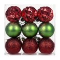 thumbnail image 2 of 18PCS 6CM Christmas Ornaments Set Shatterproof Christmas Tree Hanging Balls Pendants Decorative for Home Holiday Christmas Decoration Indoor, 2 of 6