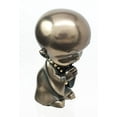 thumbnail image 2 of Shaolin Kungfu Deep Prayer Child Monk Meditating Figurine Purity Contentment Buddha Bodhisattva Collectible Eastern Enlightenment Decorative, 2 of 3