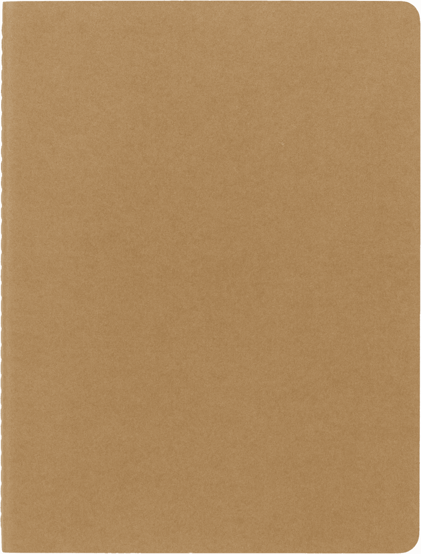 Moleskine Cahier Journals (Set of 6), XL (7.5" x 10"), Ruled, Kraft Brown