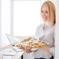 thumbnail image 6 of Mice Pizzas 3 Ring Binders 1.5 inch Hardcover File Folders with Interior Pockets A4 Size Organizer for School Office Hospital, 6 of 7