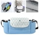 thumbnail image 4 of Organizador de cochecito Bolsa organizadora colgante para cochecito, pañales de almacenamiento, tazas para , carrito para cochecito para artículos esenciales para bebés , Azul claro Magideal Organizador de cochecito, 4 of 7