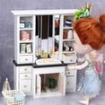 thumbnail image 3 of 1/12 Casa de Moderna Artesanía Lavabo pequeña sala con Perfume Champú Conjunto Juguete Decoración Accesorio de Simulación Baoblaze gabinete de casa de muñecas, 3 of 8