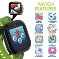thumbnail image 3 of (Open Box) iTech Jr Kids Boys Alien Silicone Strap Smartwatch and Glow in the Dark Bluetooth Speaker, 3 of 6