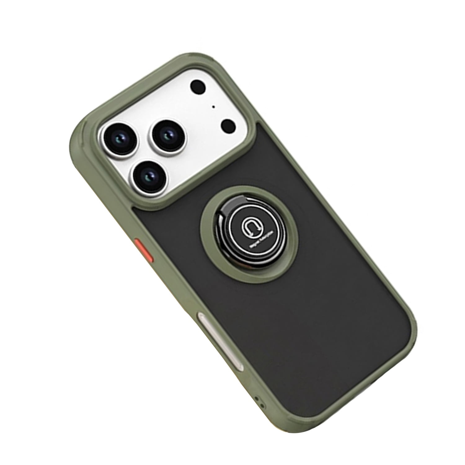 Matte Ring Case for iPhone 17 Pro Max - Army Green