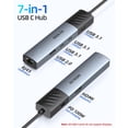 thumbnail image 2 of Hub USB C MoKin 7 en 1 con Ethernet para MacBook Pro/Air 4K @60HZ, 2 of 7
