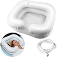 thumbnail image 1 of Lavar el cabello en la cama Lavabo inflable seguro, Lavabo de champú inflable para personas mayores discapacitadas Embarazo Paciente posquirúrgico Inflado Seguro Cómodo, 1 of 5
