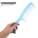thumbnail image 2 of Herramienta de peluquería para mujeres: peine sencillo para peinar y desenredar el cabello rizado, peine de dientes anchos para uso en peluquería., 2 of 5