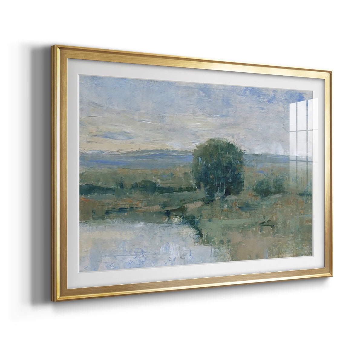 Riverbank Impression II Premium Framed Print - Ready to Hang