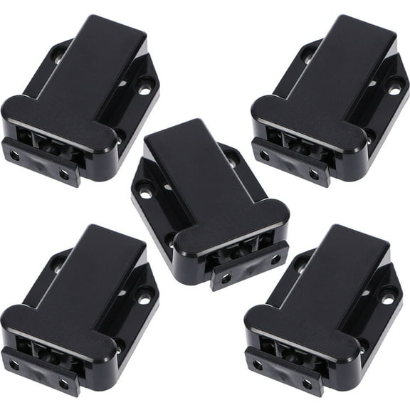 5 Pcs Cabinet Door Lock Latch for Cupboard Push to Open Hardware Locks and Latches Bolt Gate