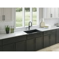 thumbnail image 5 of Kohler 6546-7 33 in. Undermount Single Bowl Farmhouse Kitchen Sink - Black, 5 of 7