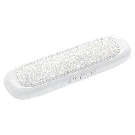 Sleep Speaker Under Pillow BT Bone Conduction Speaker with White Noise for Sleeping Home Travel Immersive Sound Auto Shutdown Portable Sleep Aid (White)