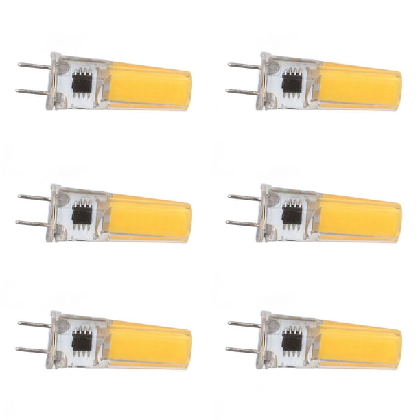 Bombilla LED, 6 piezas, bombilla LED G8 con bombillas COB, probadas profesionalmente