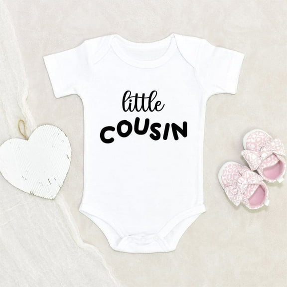 Pregnancy Announcement Baby Onesie Baby Shower Gift Little Cousin Baby Onesie Cute Baby Onesie