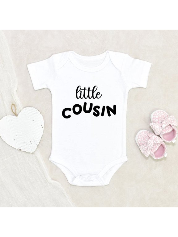 Pregnancy Announcement Baby Onesie Baby Shower Gift Little Cousin Baby Onesie Cute Baby Onesie