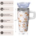 thumbnail image 3 of 20OZ Dog Paw Thoughtful Gift Tumbler with Handle Insulated Stainless Steel Cup Great Dog Lover Gifts Unique Birthday Christmas Presents for Women Men Perfect for Showing Appreciation to Dog Lovers, 3 of 6