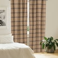 thumbnail image 2 of Ambesonne Geometric Curtains, Bohemian Rhombuses, Pair of 28"x95", Multicolor, 2 of 5