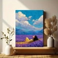 thumbnail image 6 of Double Pink Lotus Water Lily Canvas Print Peaceful Home Wall Art, 6 of 8