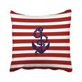 thumbnail image 1 of RYLABLUE Housse de Coussin Décorative Zigzag infinity Anchor Citations Rouge Refusant de Couler - Housse de Coussin Décorative Taille 20x20 Pouces Deux Côtés, 1 of 1