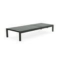 thumbnail image 2 of Outdoor Aluminum Mesh Chaise Lounges with Wheels and Adjustable Backrest, Black, Set of 2, 2 of 11