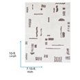 thumbnail image 6 of Livabliss Washable Rugs for Living Room, 8x10 Fossay Shag Modern Light Beige Area Rug, Bedroom Dining Room Home Decor Stain Resistant Carpet (7'10" x 10'), 6 of 7