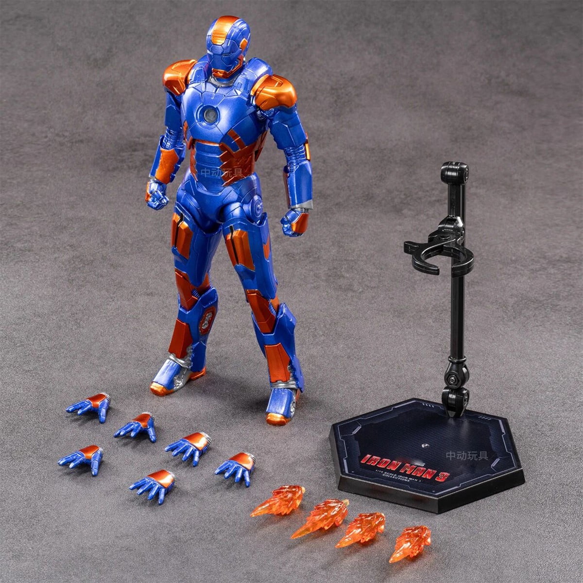 ZD Toys Iron Man MK27 Disco Armor Collector Action Figure
