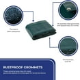 thumbnail image 4 of Tarps Now Waterproof Vinyl Tarp - 20’ x 30’ Heavy Duty Tarps (Forest Green), 4 of 8