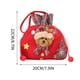 thumbnail image 2 of Xihbxyly Bolsa de Regalo de Nochebuena, Diseño de Tela Navideña, Material Reutilizable y Lavable, Decoración Festiva para Fiestas, Perfecta para Navidad o Inauguración de La Casa, 1 Juego de Bolsas d, 2 of 2