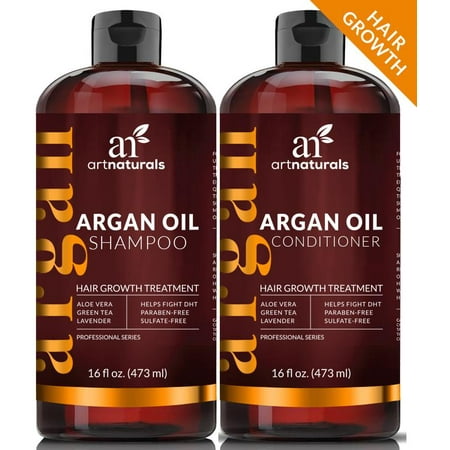 Argan Oil Regrowth Shampoo & Conditioner (2x16oz) Natural Hair Growth (Best Natural Treatment For Ocd)