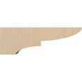 thumbnail image 3 of 4"W x 24"D x 8"H Thin Ridgewood Rough Cedar Woodgrain TimberThane Corbel, Primed Tan, 3 of 6