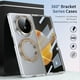 thumbnail image 5 of For Honor Magic V3 5G Case Magnetic Kickstand Clear PC Phone Cover with HD Screen Film - Black, 5 of 5
