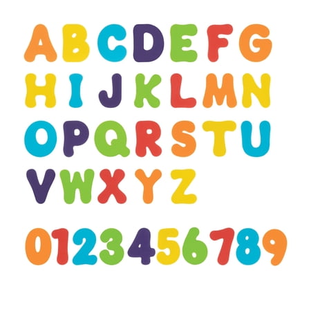 Nuby Solid Bath Tub Alphabet and Number Set - 36 pc
