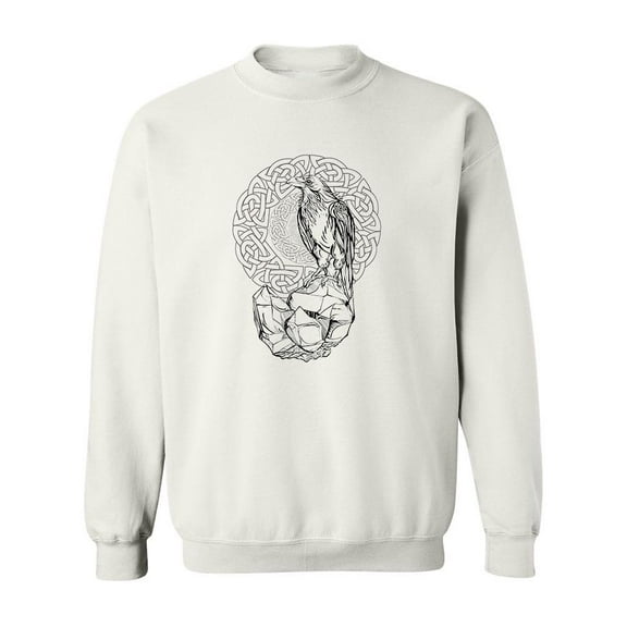 Raven. Sweatshirt Men -Image by Shutterstock, Male x-Large