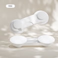 thumbnail image 2 of Paquete de 6 cerraduras para gabinetes a prueba de bebés-Productos de seguridad para bebés fáciles de instalar (sin perforación) Adhesivo 3M para cajones, asiento de gabinete,, 2 of 5