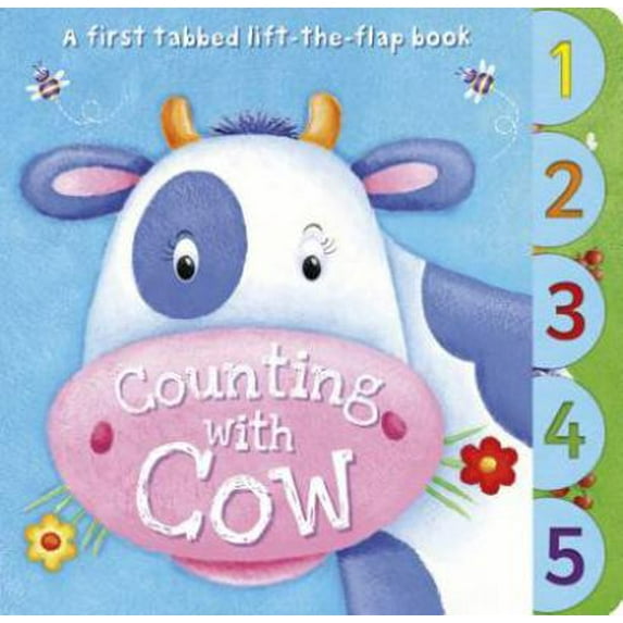 Pre-Owned Counting with Cow : A First Tabbed Lift-The-Flap Book (Board Book) 9781474890137